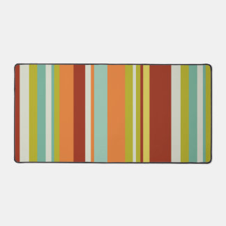 Colorful Striped Desk Mat