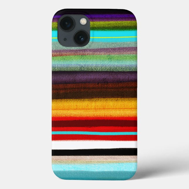Colorful Striped Lines Case-Mate iPhone Case (Back)