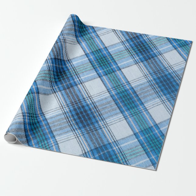 Colorful Striped loincloth fabric background Wrapping Paper (Unrolled)