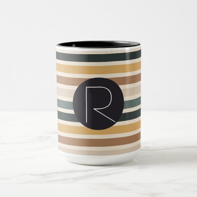 Colorful striped mug (Center)