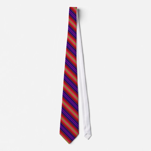 Colorful Striped Tie (Front)