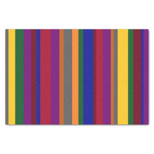 Colorful Striped Tissue Paper