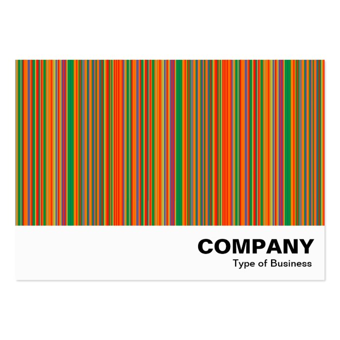 Colorful Stripes 01 Business Card