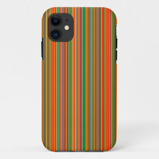 Colorful Stripes 01 iPhone 11 Case