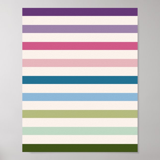Colorful Stripes 03 Poster (Front)
