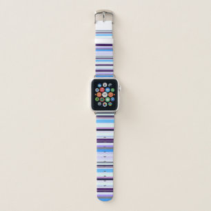 Colorful stripes  apple watch band