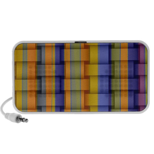 Colorful stripes art graphic design 2 mini speaker