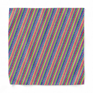 Colorful Stripes Bandana