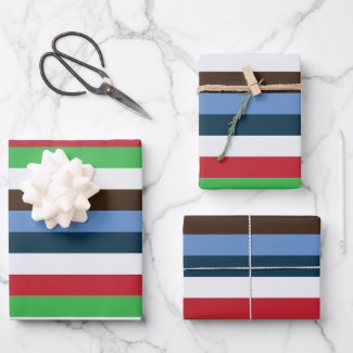 Colorful Stripes Birthday
