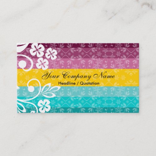 Colorful Stripes Business Cards
