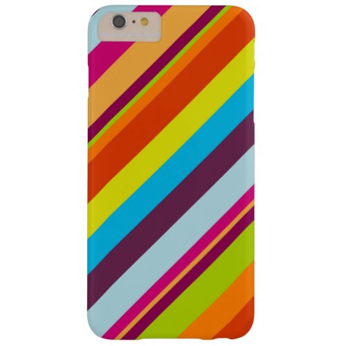 Colorful Stripes Barely There iPhone 6 Plus Case