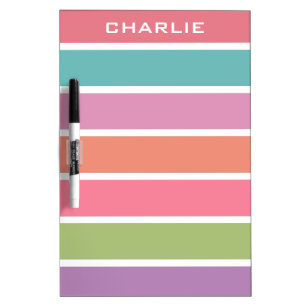 Colorful Stripes custom text message boards