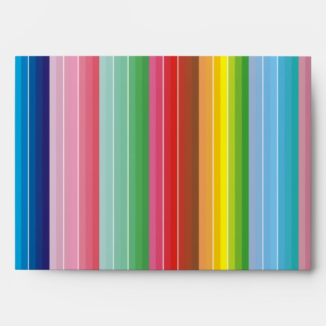 Colorful Stripes Envelopes (Front)
