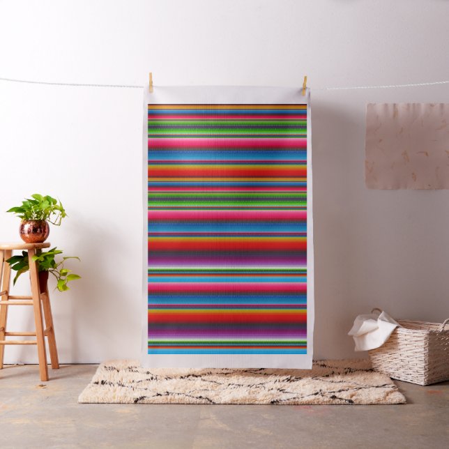 Colorful Stripes Fabric (In Situ)