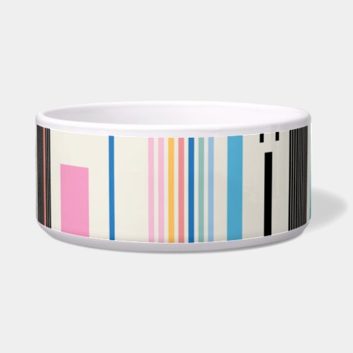 Colorful Stripes Graphic Pattern Mix Bowl