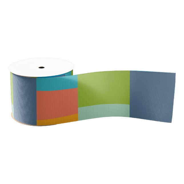 colorful stripes grosgrain ribbon (Spool)