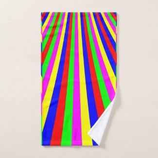 Colorful Stripes Hand Towel