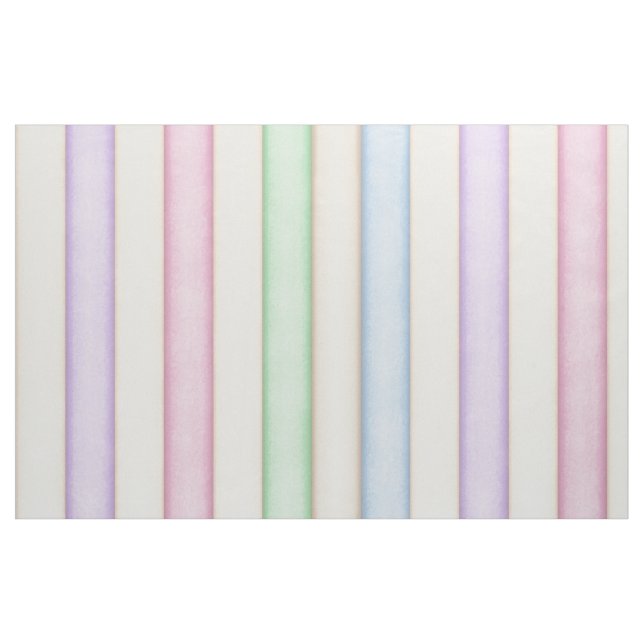 Colorful Stripes in Distressed Pastels (large) Fabric (Fat Quarter)