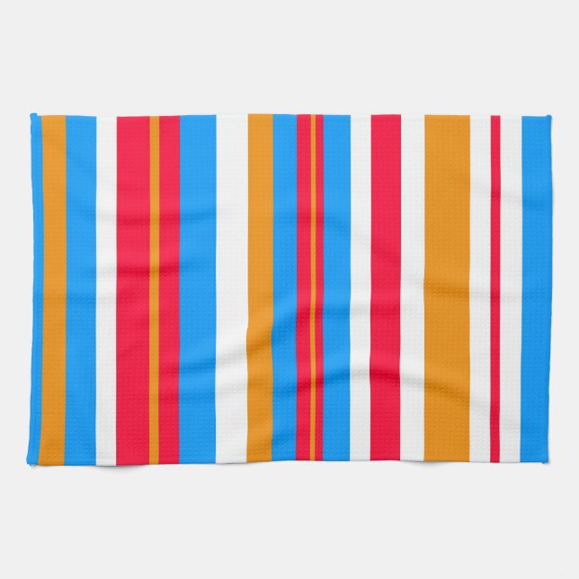 colorful stripes kitchen towel (Horizontal)