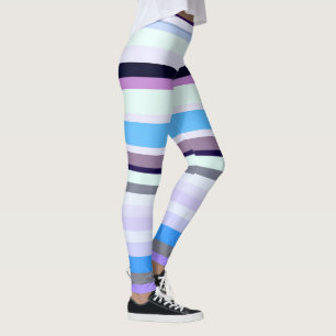 Colorful stripes leggings