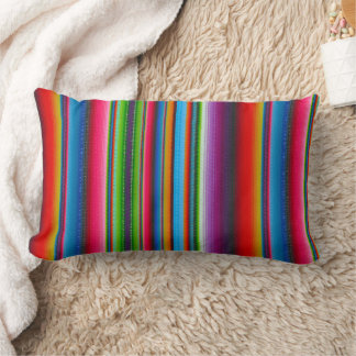 Colorful Stripes Lumbar Pillow