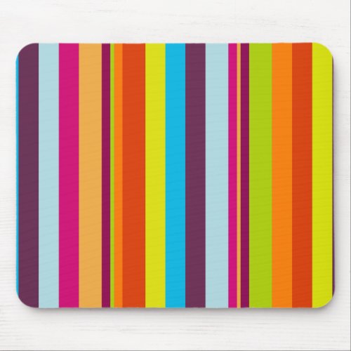 Colorful Stripes Mouse Pad