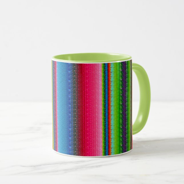 Colorful Stripes Mug (Front Right)