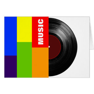 colorful stripes music vinyl