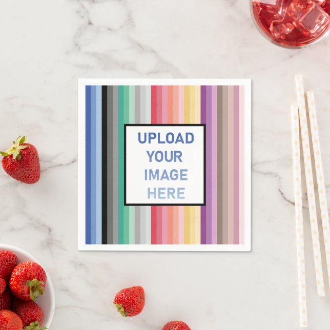 Colorful Stripes Napkins (Insitu)