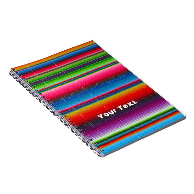 Colorful Stripes Notebook (Right Side)
