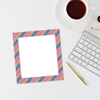 Colorful stripes notepad