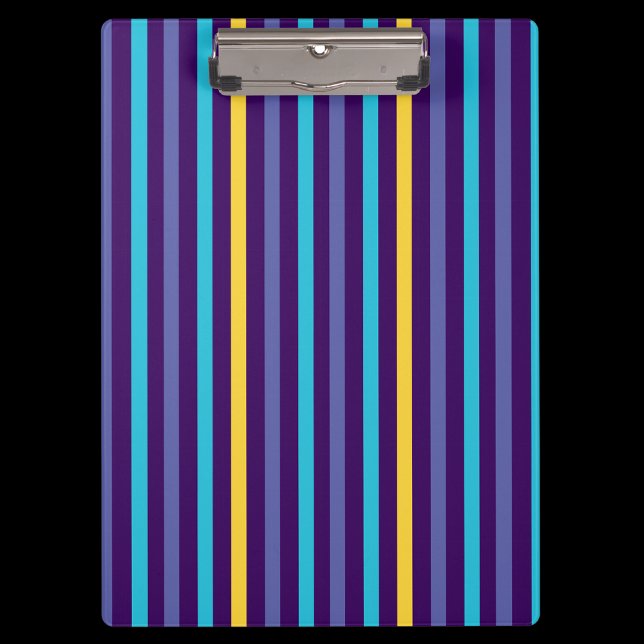 Colorful Stripes Pattern Back To School Clipboard (Creator Uploaded)