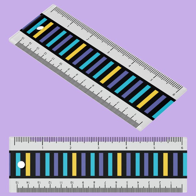 Colorful Stripes Pattern Back-to-School  Ruler (Creator Uploaded)
