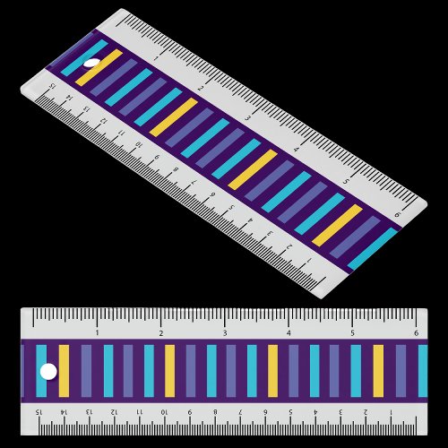 Colorful Stripes Pattern Back_to_School  Ruler