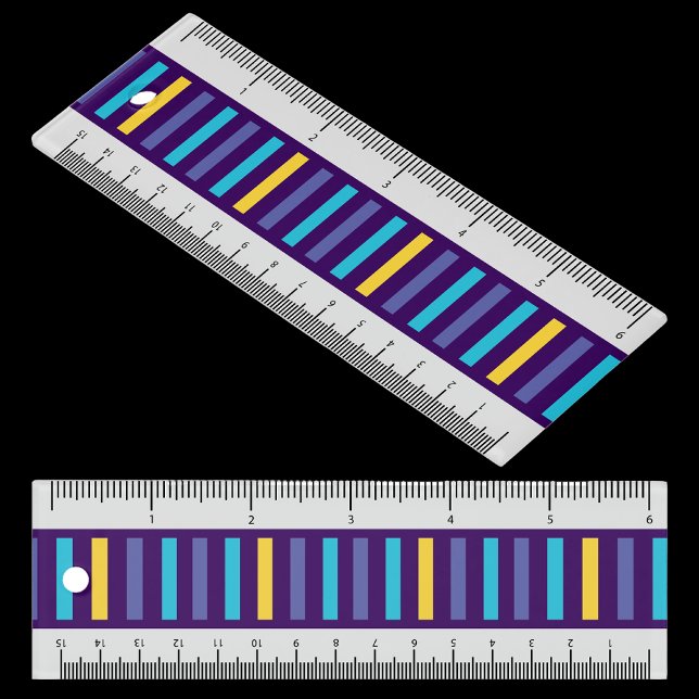 Colorful Stripes Pattern Back-to-School  Ruler (Creator Uploaded)