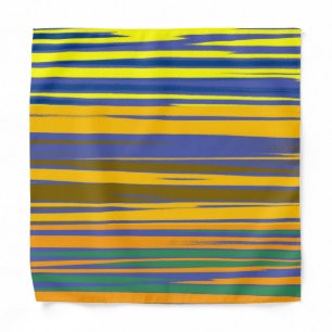 Colorful Stripes Pattern Bandana