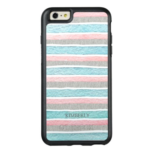 Colorful Stripes Pattern OtterBox iPhone 66s Plus Case