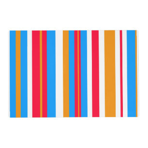 colorful stripes placemat