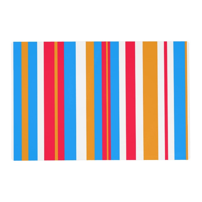 colorful stripes placemat (Front)
