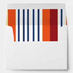Colorful Stripes, Rainbow Stripes, Striped Pattern Envelope