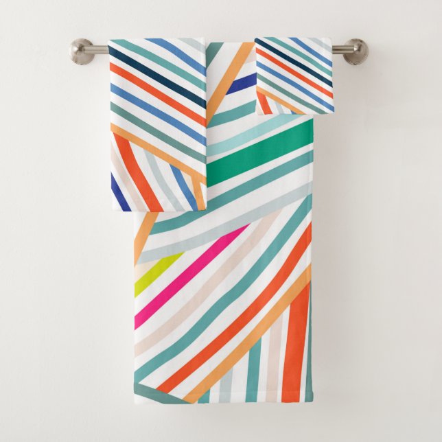 Colorful Stripes Towel (Insitu)