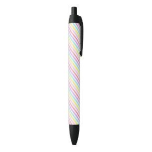 Colorful Stripes Unicorn Rainbow Pastel Colors Pen