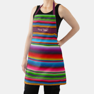 Colorful Stripes w/out your text Apron