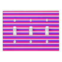 Colorful Stripes Wall Plate
