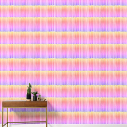 Colorful Stripes Yellow Pink Purple Wallpaper