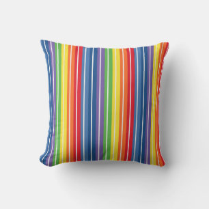 Colorful StripeThrow Pillow