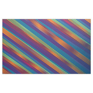 Colorful strips pattern fabric