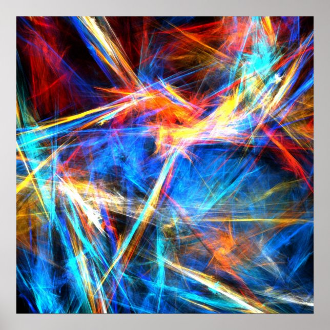 Colorful strokes - Poster (Front)