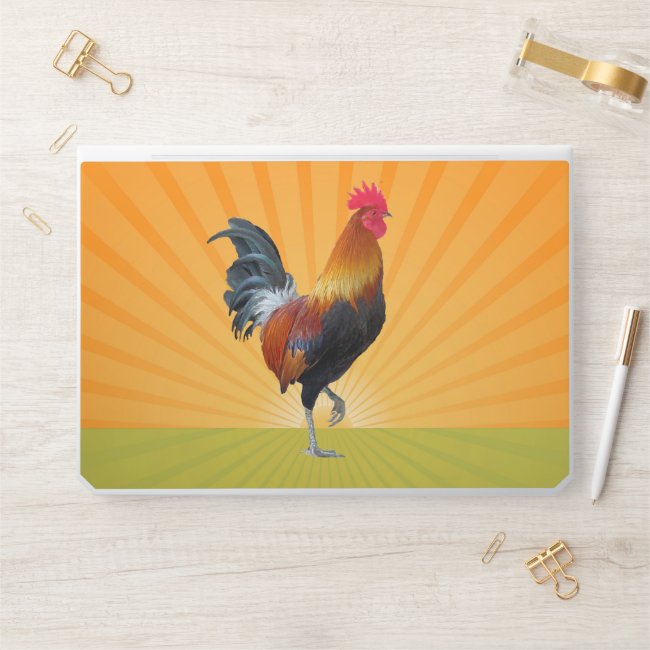 Colorful Strutting Rooster HP Laptop Skin