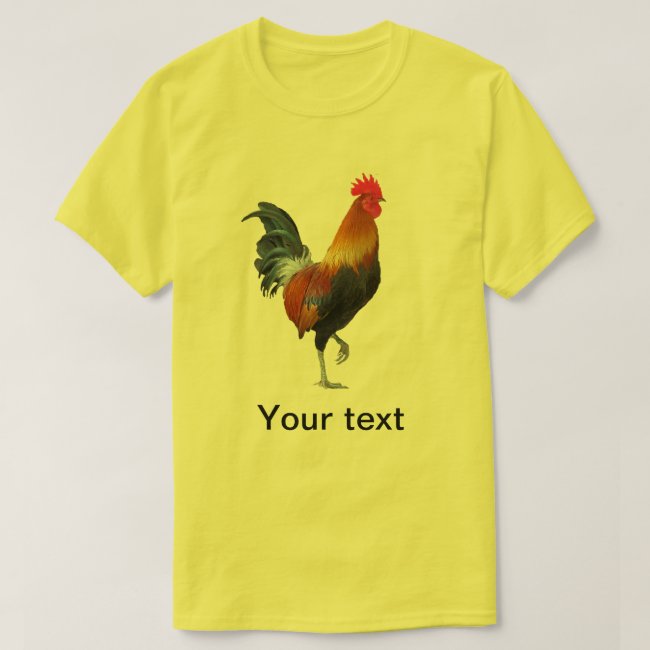 Colorful Strutting Rooster T-Shirt